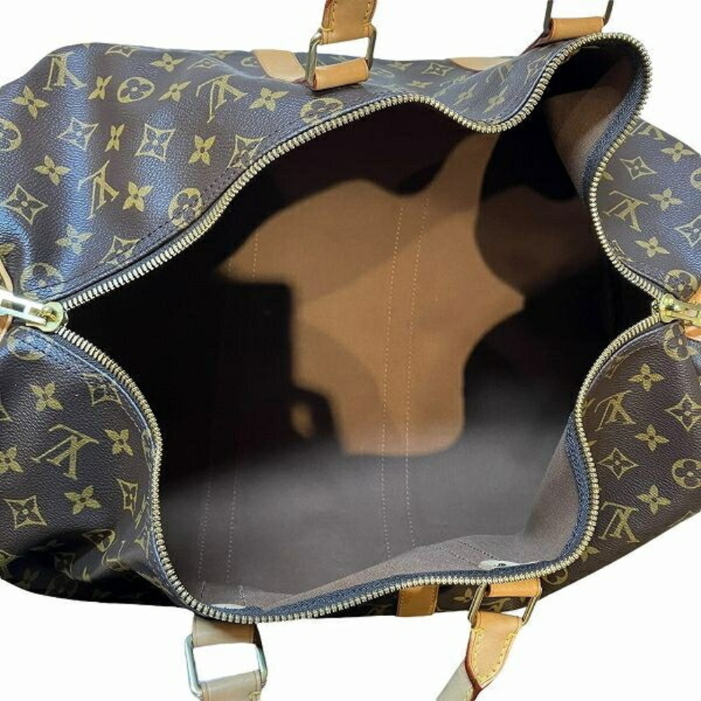 LOUIS VUITTON Brown Monogram Keepall 50 Boston Bag - Picture 6 of 9